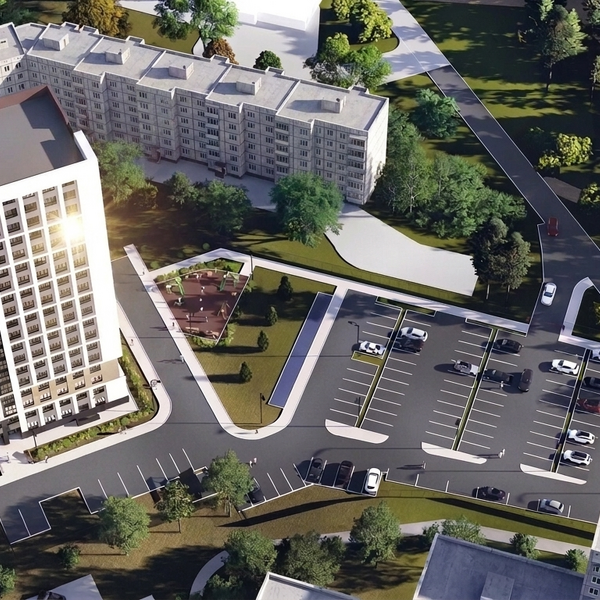 Парковка на 115 м/мест